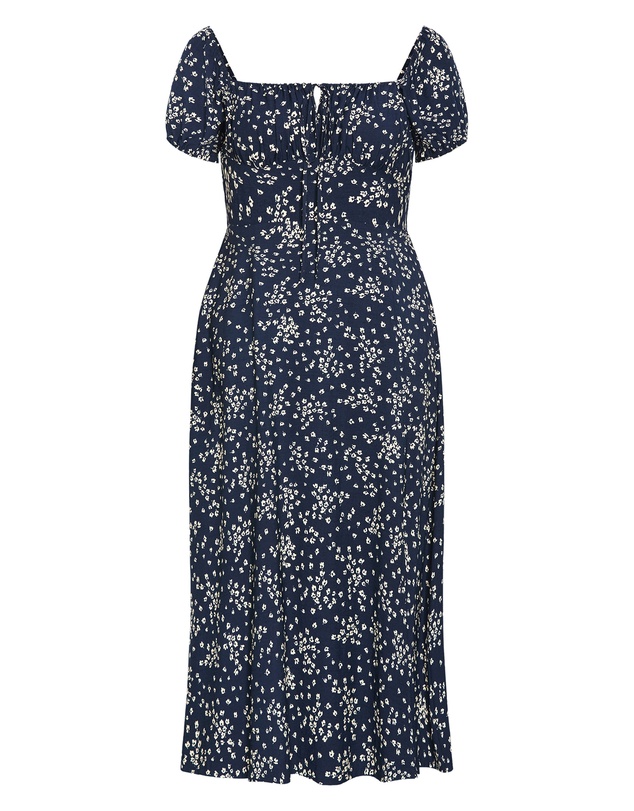 City Chic - Abbigail Print Lined Maxi Dress