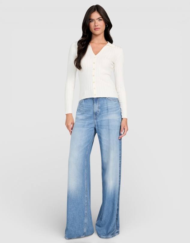 GUESS - Eco Ribbed Miranda Sweater Top