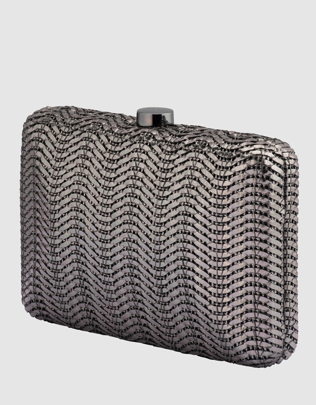 Olga Berg - Hannah Textured Clutch