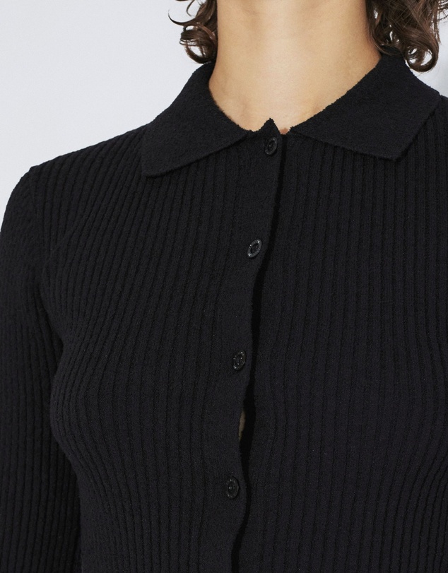 Dr Denim - Eliza Knit Top Black