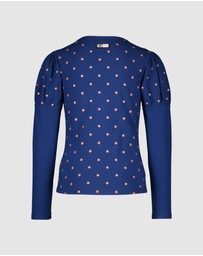 B.Nosy - Long Sleeve Polka Dot Top - Kids-Teens