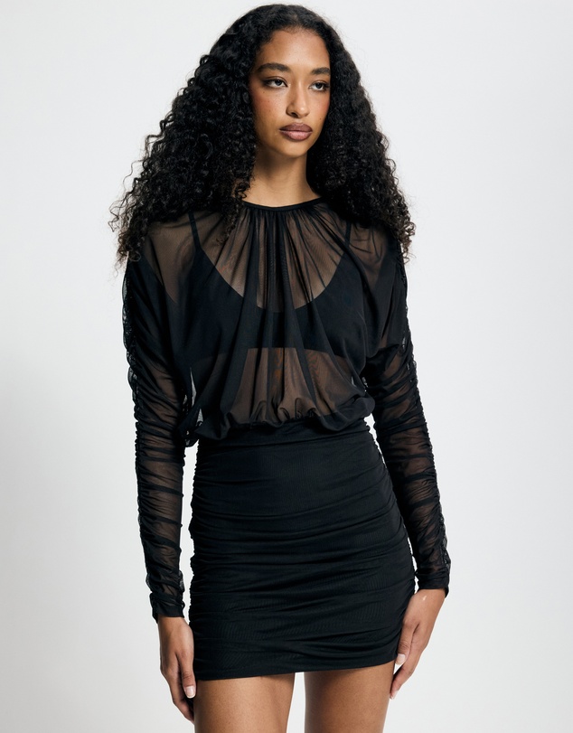 Lover - Quinn Mesh Mini Dress
