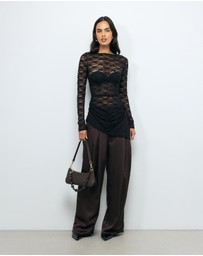 AERE - Ari Lace Asymm Top