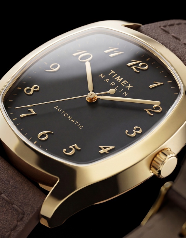 TIMEX - Marlin® Chatham Automatic 36mm Brown Leather Strap Watch