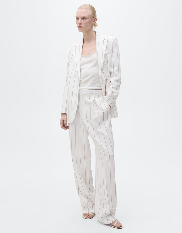 M.N.G - Moscova Striped Suit Trousers