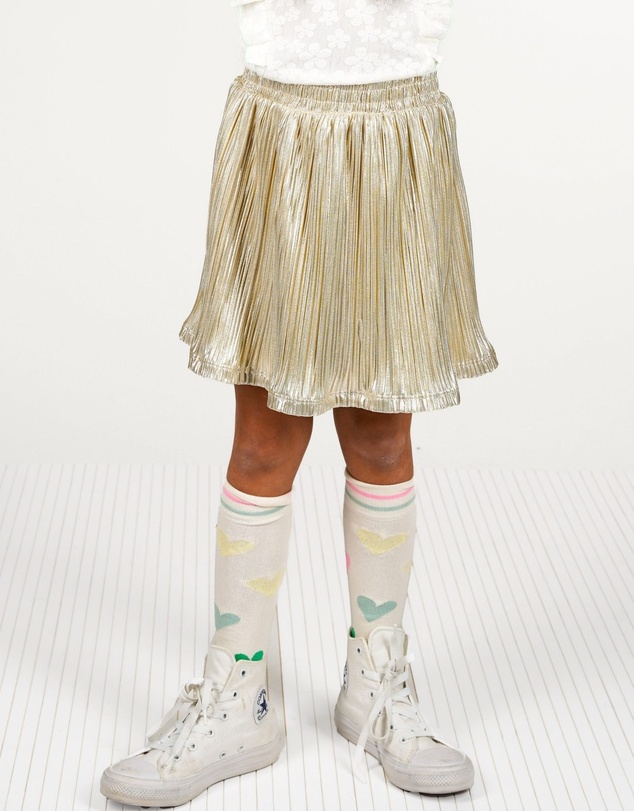 B.Nosy - Roza Metallic Pleated Skirt - Kids-Teens