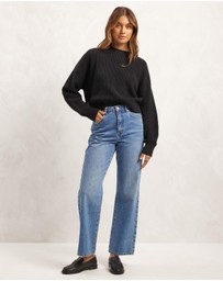 AERE - Cotton Cashmere Blend Relaxed Jumper