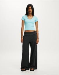 Cotton On - Fold Over Waistband Sweatpant