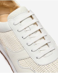 Calibre - Woven Mix Sport Sneaker Cream Combo