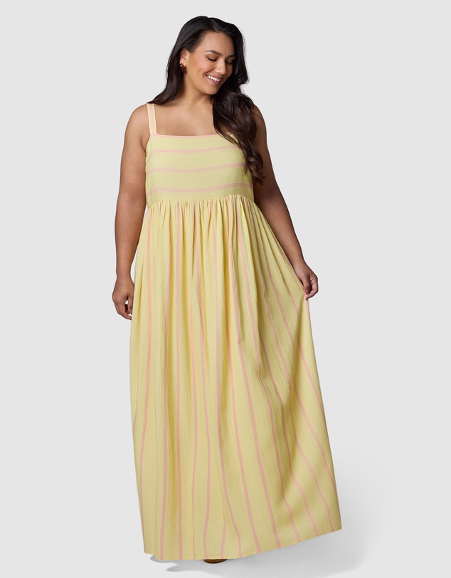 Something 4 Olivia - Daisy Stripe Maxi Dress