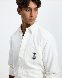 Polo Ralph Lauren - Custom Fit Dog-Embroidered Oxford Shirt