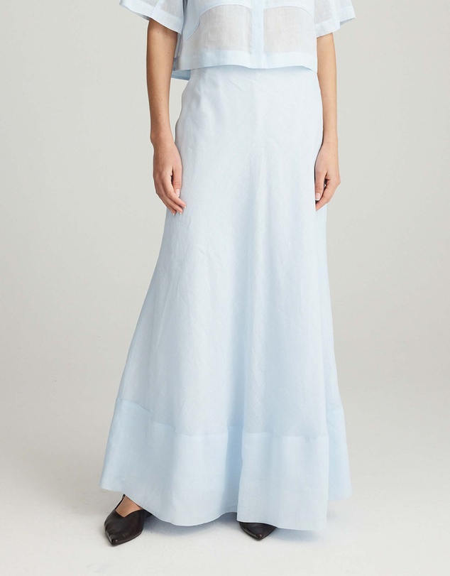 Mattir - Aire Circle Skirt Ice Blue