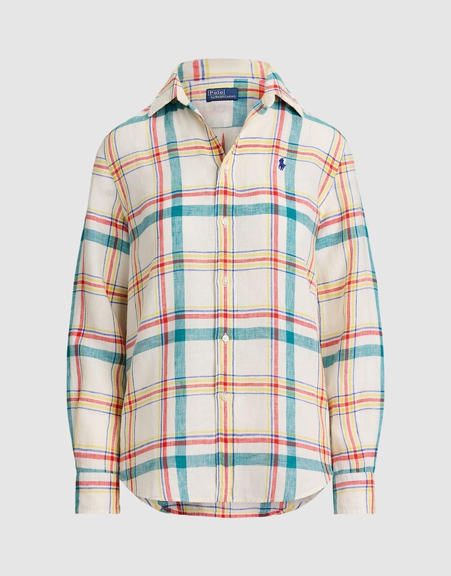 Polo Ralph Lauren - Classic Fit Plaid Linen Shirt