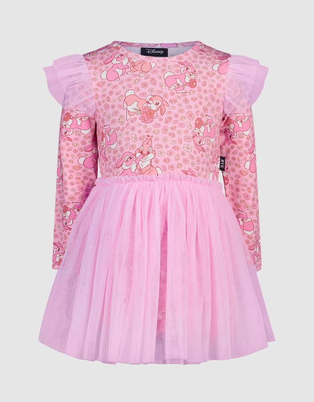 Rock Your Kid - Disney Thumper Circus Frill Dress in Peach