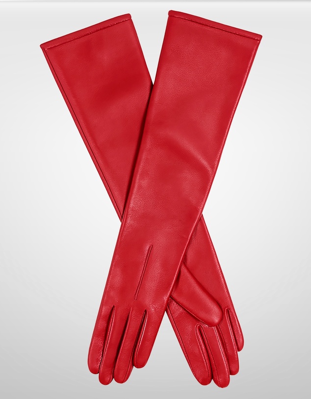 DENTS - Mia Single Point Long Leather Gloves