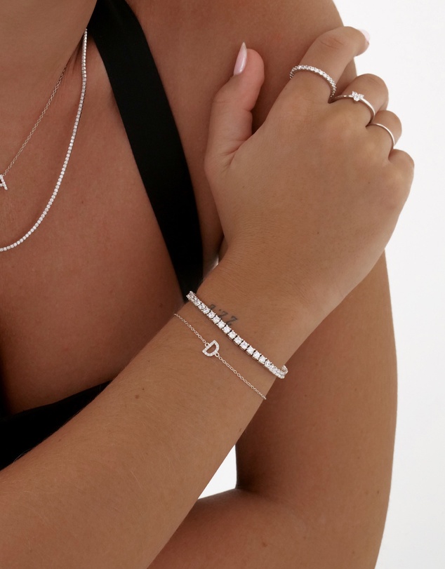 The Silver Collective - The Mini Tennis Bracelet Silver