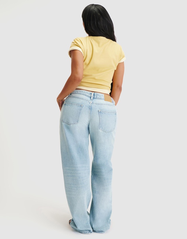 Cotton On - Curvy Low Rise Straight Jeans