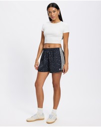 adidas Originals - Leopard Satin Shorts