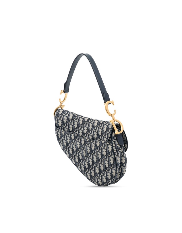 Pre-Loved by Azura Reborn - Pre-Loved Oblique Canvas Saddle Bag