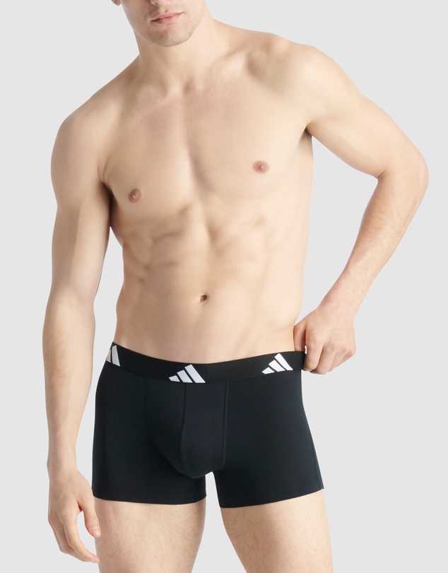 adidas Sportswear - 3 Pack Active Flex Cotton Trunk Underwear