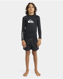 Quiksilver - Boys 4 to 16 Everyday Long Sleeve UPF 50 Rash Vest