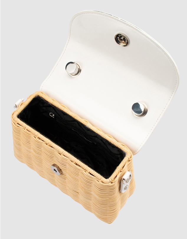 Olga Berg - Elle Wicker Top Handle