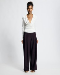 Lover - Bianca Plunge Top