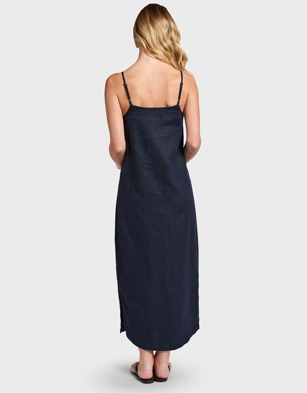 Academy Brand - Essential Linen Slip Dress