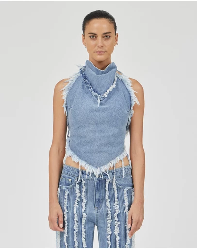 Third Form - Trace Distressed Kite Top
