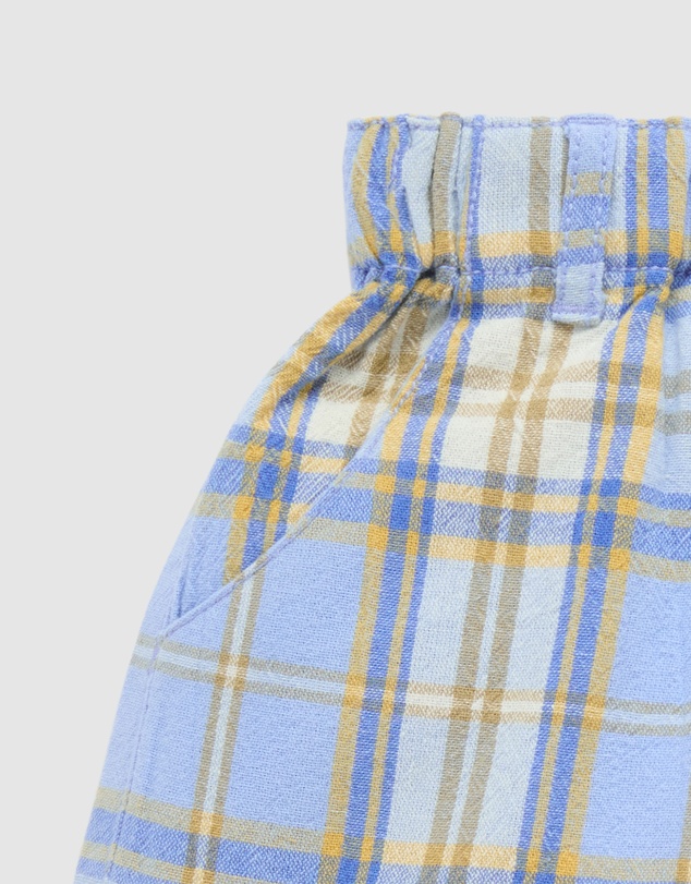 Purebaby - Check Shorts -Kids-Babies