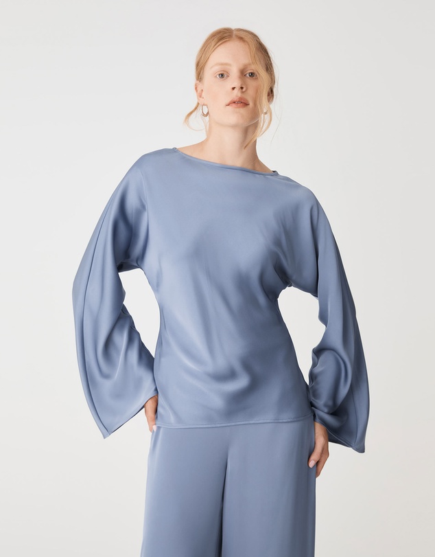 Forcast - Asma Satin Bias Cut Top