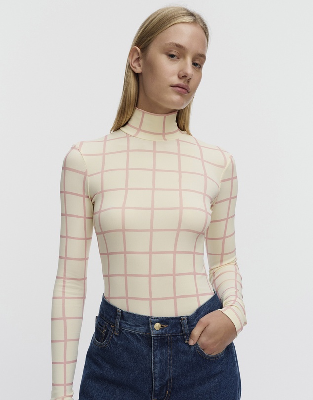 Marimekko - Solmia Iso Ruutu Turtleneck shirt
