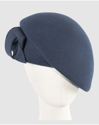 Max Alexander - Winter Navy Felt Beret Hat