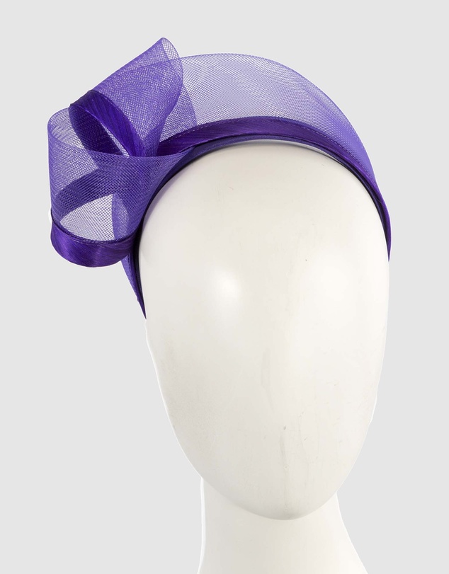 Fillies Collection - Purple Headband Fascinator