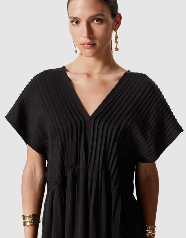 & Other Stories - Pleated Dolman Midi Dress