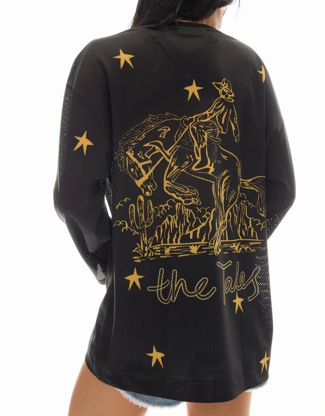 THE TALES - Cowboy Long Sleeve Football Jersey