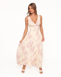 Petal & Pup - Tinsley Maxi Skirt - Lavender Floral