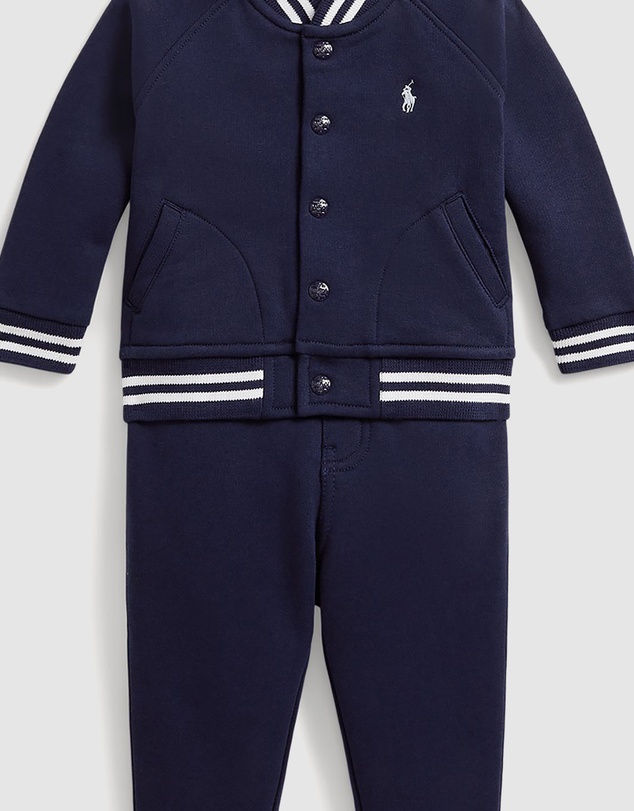 Polo Ralph Lauren - Fleece Baseball Jacket & Jogger Pants - Babies