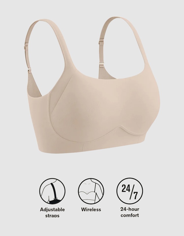 Leonisa - Everyday Supportive Side & Back Smoothing Wireless Bra