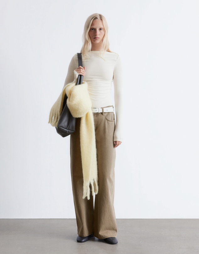 & Other Stories - Ruched Boatneck Top
