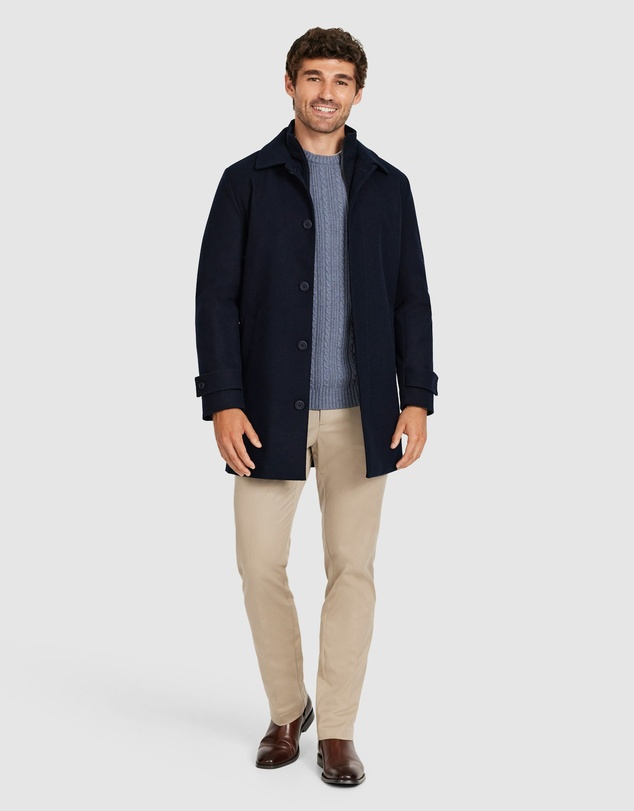 Tarocash - Rupert Wool Textured Crew Knit