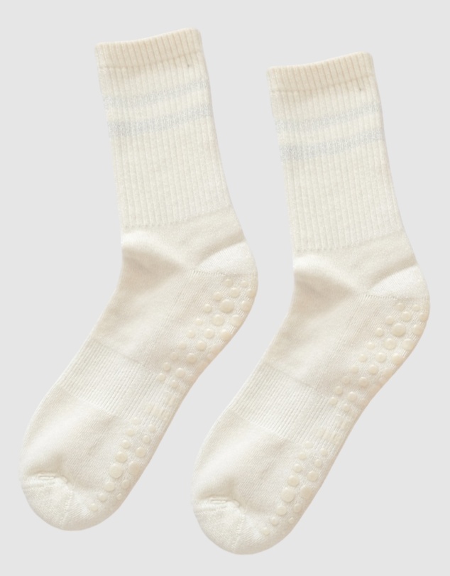 High Heel Jungle - Varsity Pilates Yoga Grip Socks - 3 Pack