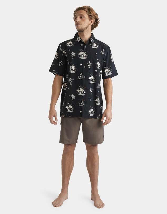 Quiksilver - Mens Horizon Haze Short Sleeve Shirt