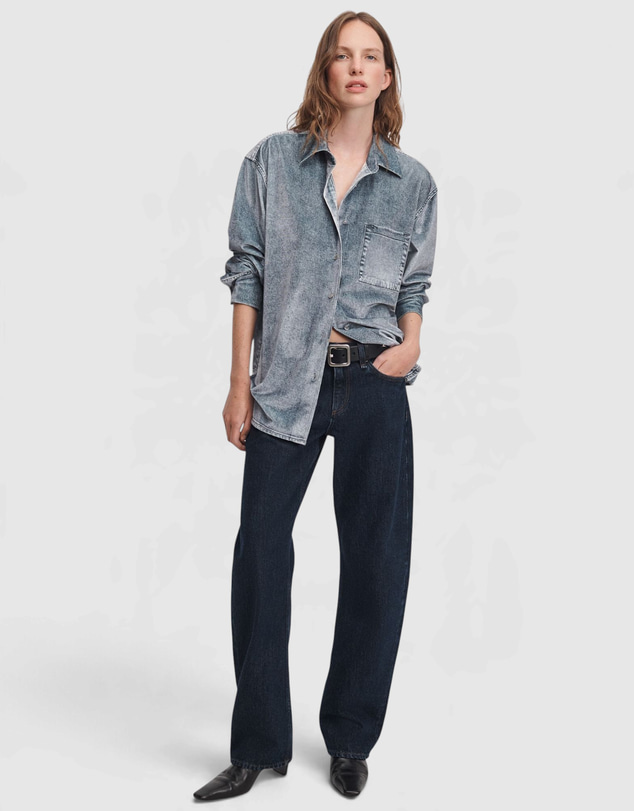 rag & bone - rb Miramar Velvet Connie Shirt