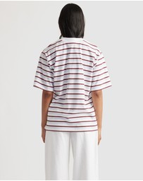 Decjuba - Isabella Oversized Stripe Tee