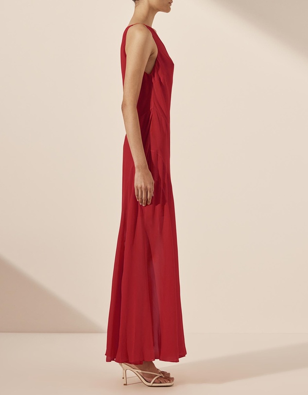 Shona Joy - Amina One Shoulder Panelled Maxi Dress