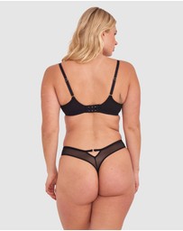 Bras N Things - Sexy Basics High Leg G String - Black