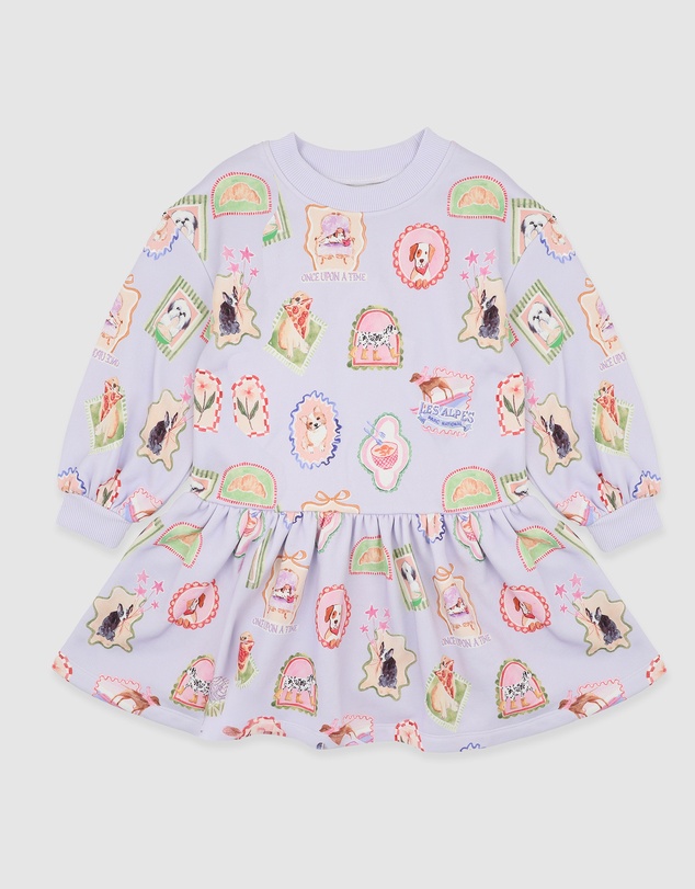 Fox & Finch - Winter Vacay Sweatshirt Dress 3-7 Yrs