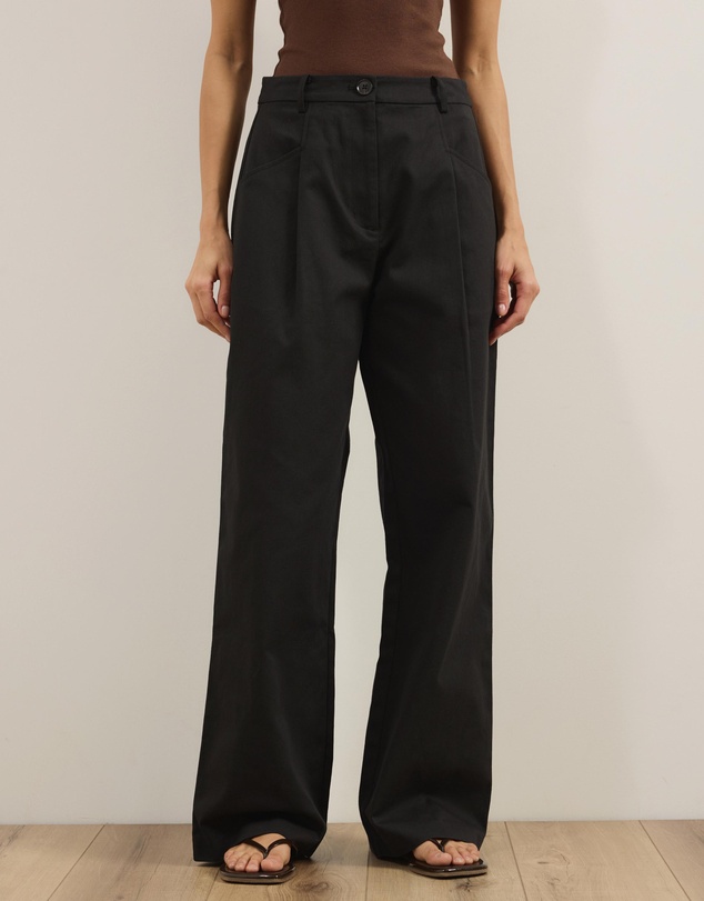 Atmos&Here - Rue Straight Leg Pants With Pocket Detail