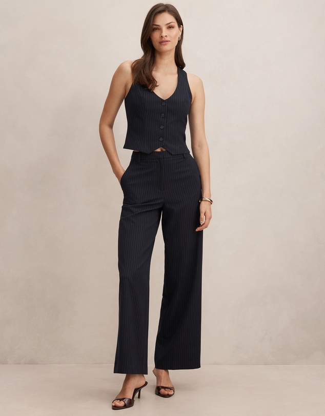 Forever New - Paloma Pinstripe Wide Leg Pants